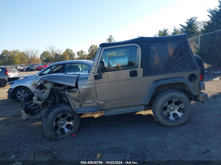 2004 Jeep Wrangler Sport VIN: 1J4FA49S24P715548 Lot: 40638759