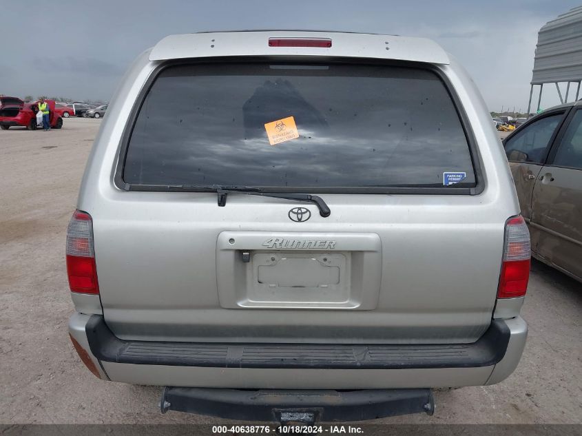 2000 Toyota 4Runner Limited V6 VIN: JT3GN87R1Y0155854 Lot: 40638776