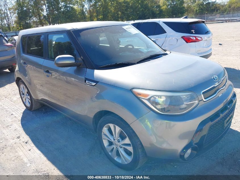 2016 Kia Soul + VIN: KNDJP3A54G7249785 Lot: 40638833