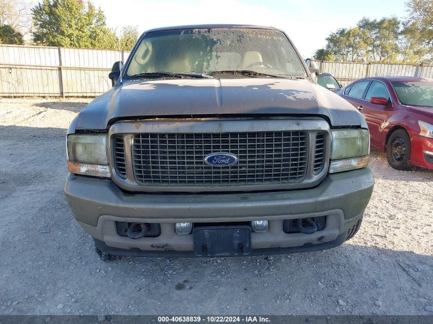 2004 Ford Excursion Limited VIN: 1FMSU43P24ED08322 Lot: 40638839