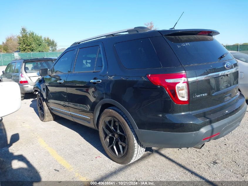 VIN 1FM5K7F88EGB07023 2014 FORD EXPLORER no.3