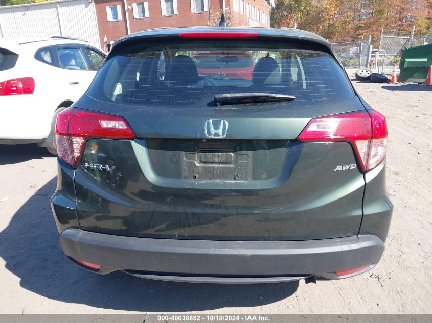 2016 Honda Hr-V Lx VIN: 3CZRU6H39GM720007 Lot: 40638852