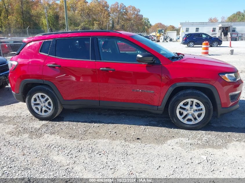 2017 Jeep New Compass Sport Fwd VIN: 3C4NJCAB7HT669711 Lot: 40638854