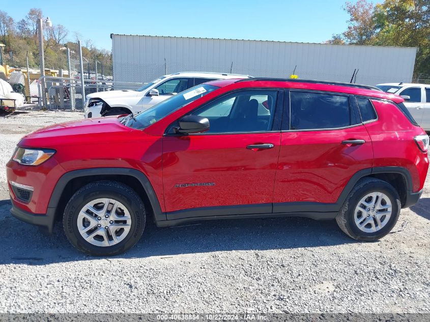 2017 Jeep New Compass Sport Fwd VIN: 3C4NJCAB7HT669711 Lot: 40638854