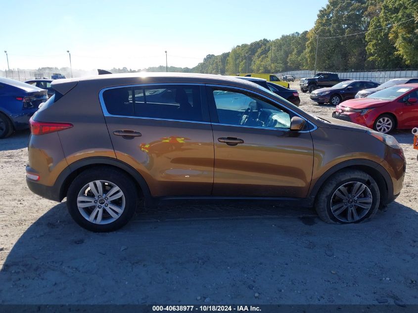 2017 Kia Sportage Lx VIN: KNDPMCAC5H7281535 Lot: 40638977