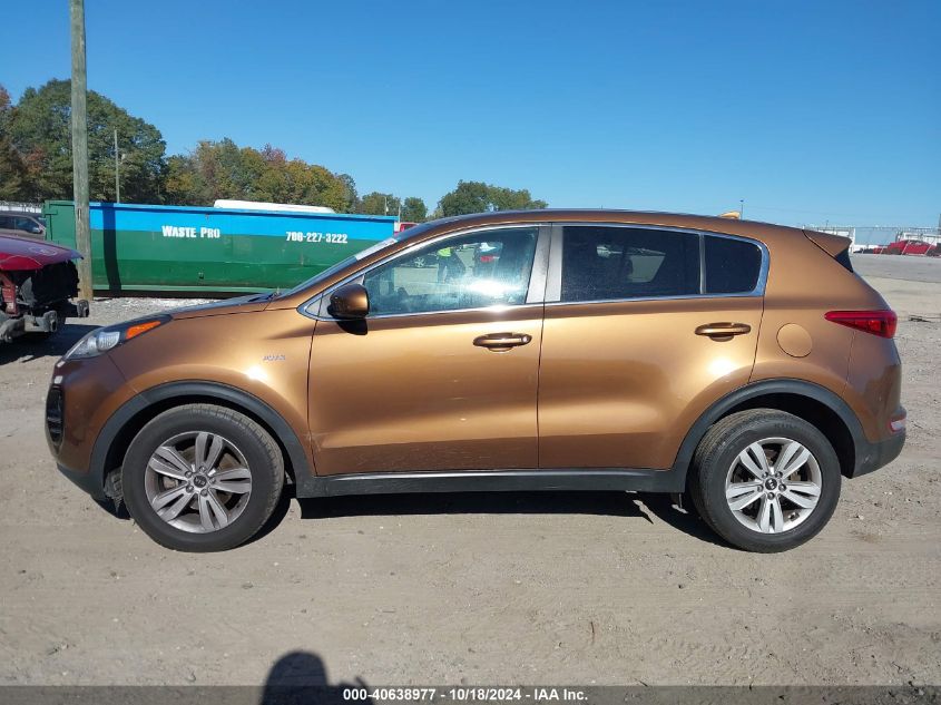 2017 Kia Sportage Lx VIN: KNDPMCAC5H7281535 Lot: 40638977