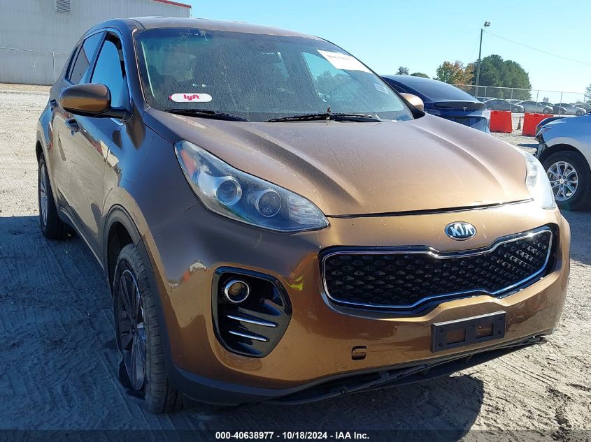 2017 Kia Sportage Lx VIN: KNDPMCAC5H7281535 Lot: 40638977