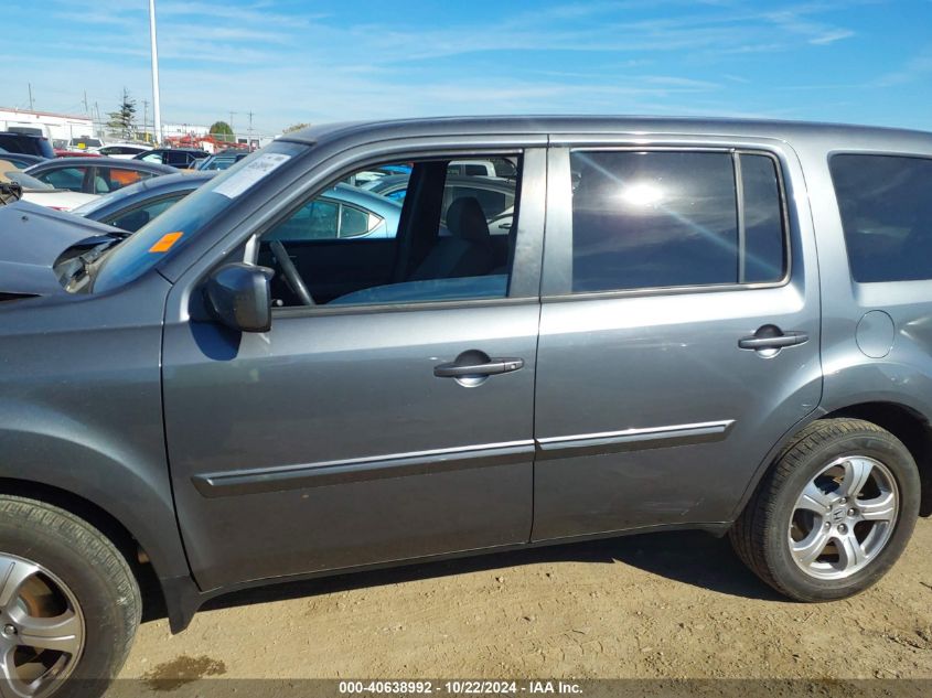 2013 Honda Pilot Ex VIN: 5FNYF4H4XDB003124 Lot: 40638992