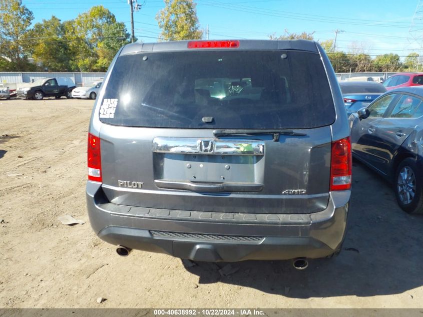 2013 Honda Pilot Ex VIN: 5FNYF4H4XDB003124 Lot: 40638992