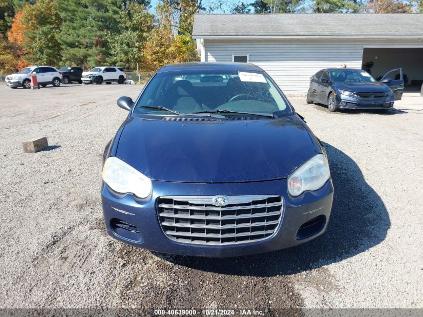 2006 Chrysler Sebring VIN: 1C3EL46X36N198081 Lot: 40639000