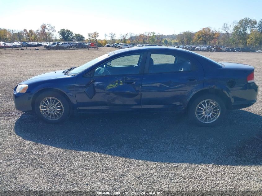 2006 Chrysler Sebring VIN: 1C3EL46X36N198081 Lot: 40639000