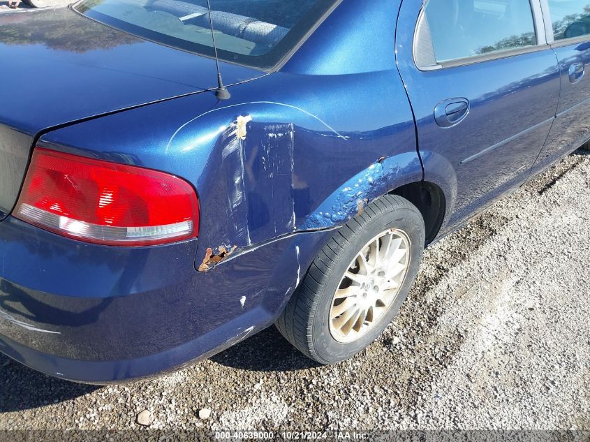 2006 Chrysler Sebring VIN: 1C3EL46X36N198081 Lot: 40639000