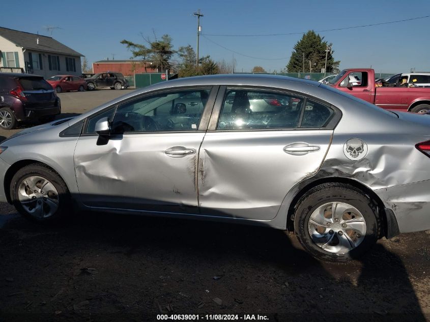 2013 HONDA CIVIC LX - 2HGFB2F50DH570232