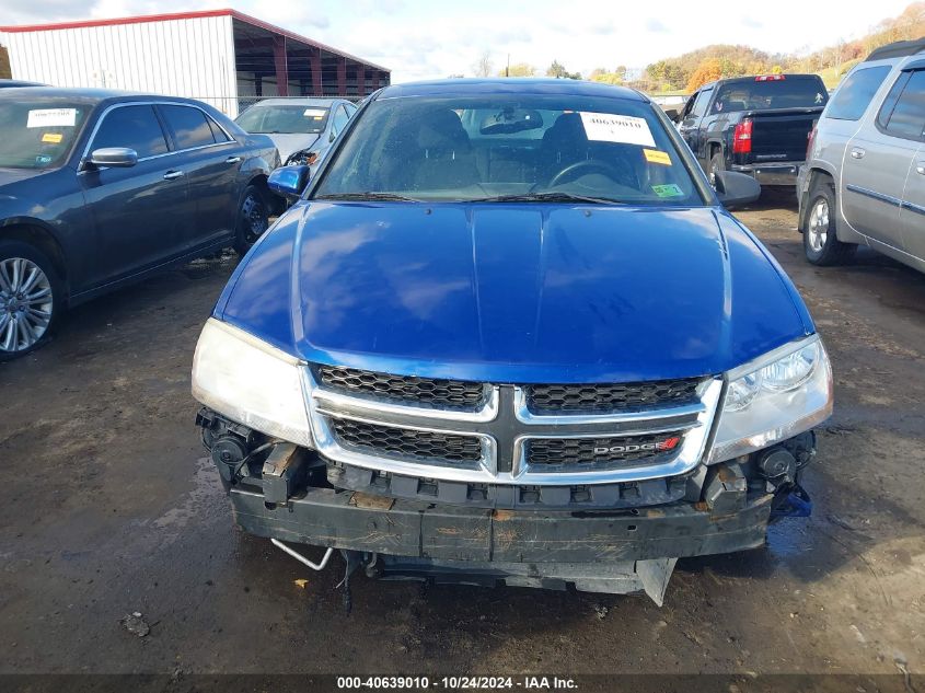 2012 Dodge Avenger Sxt VIN: 1C3CDZCB3CN312795 Lot: 40639010