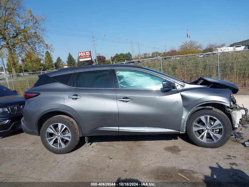 2021 Nissan Murano Sv Fwd VIN: 5N1AZ2BJXMC120822 Lot: 40639044