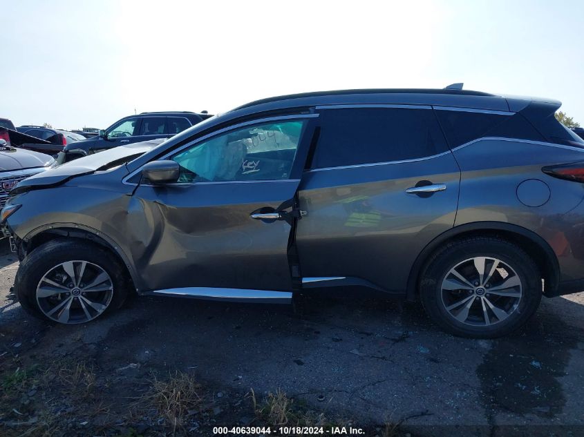 2021 Nissan Murano Sv Fwd VIN: 5N1AZ2BJXMC120822 Lot: 40639044