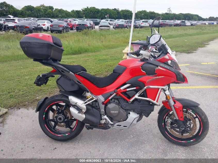 2015 Ducati Multistrada 1200/1200 S/Pikes Peak VIN: ZDM12BWW6FB003346 Lot: 40639063