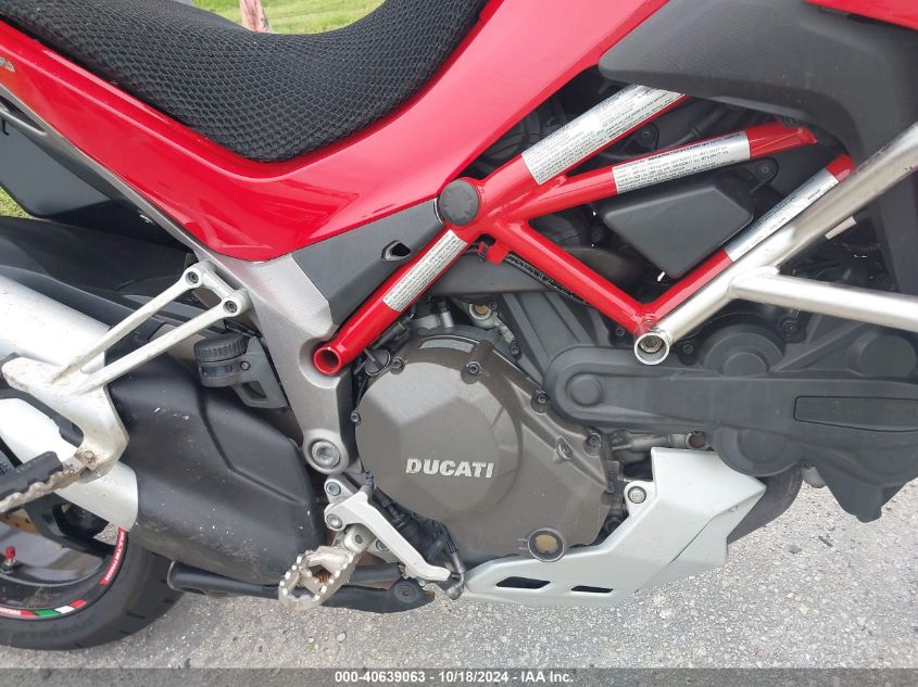 2015 Ducati Multistrada 1200/1200 S/Pikes Peak VIN: ZDM12BWW6FB003346 Lot: 40639063