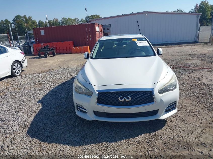 2014 Infiniti Q50 Premium VIN: JN1BV7AP8EM676519 Lot: 40639092