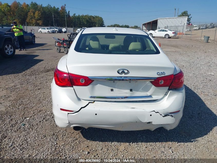 2014 Infiniti Q50 Premium VIN: JN1BV7AP8EM676519 Lot: 40639092