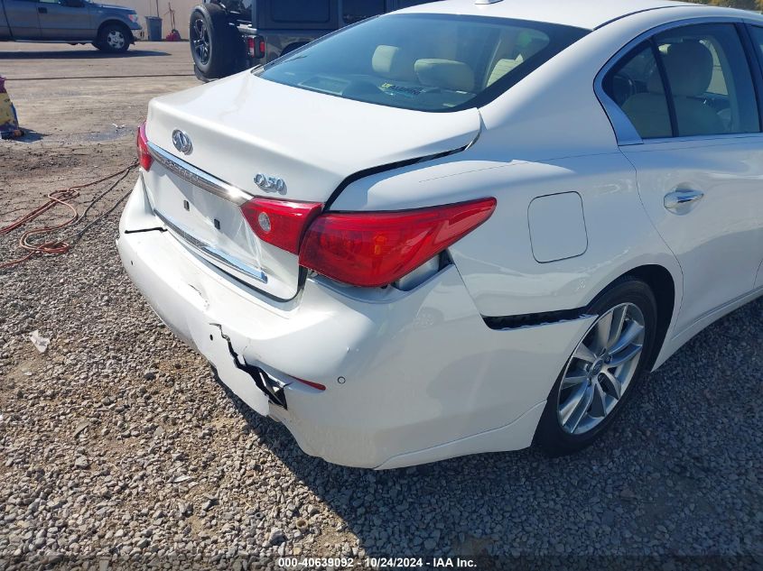 2014 Infiniti Q50 Premium VIN: JN1BV7AP8EM676519 Lot: 40639092