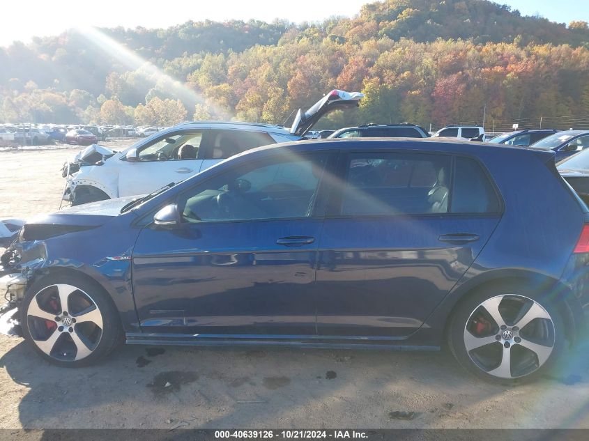 2017 Volkswagen Golf Gti Autobahn 4-Door/S 4-Door/Se 4-Door/Sport VIN: 3VW5T7AUXHM061840 Lot: 40639126