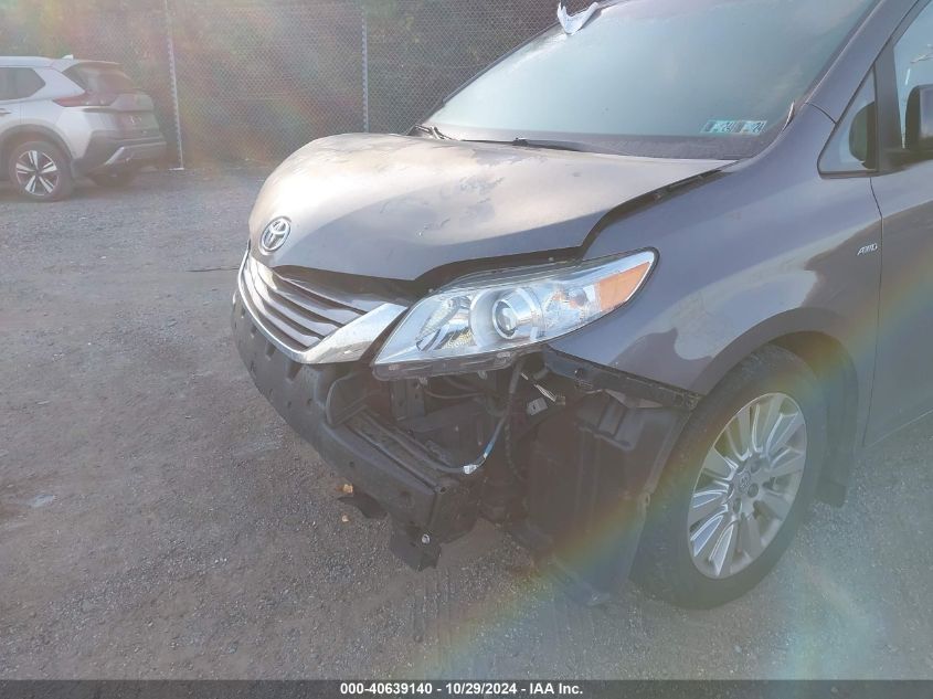 2016 Toyota Sienna Xle 7 Passenger VIN: 5TDDK3DC6GS129854 Lot: 40639140