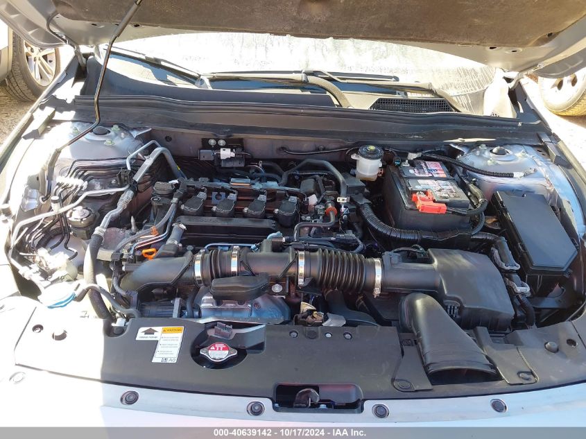 2022 Honda Accord Lx VIN: 1HGCV1F16NA017909 Lot: 40639142