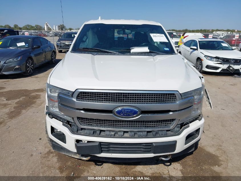 2019 FORD F-150 PLATINUM - 1FTEW1E50KFA68619