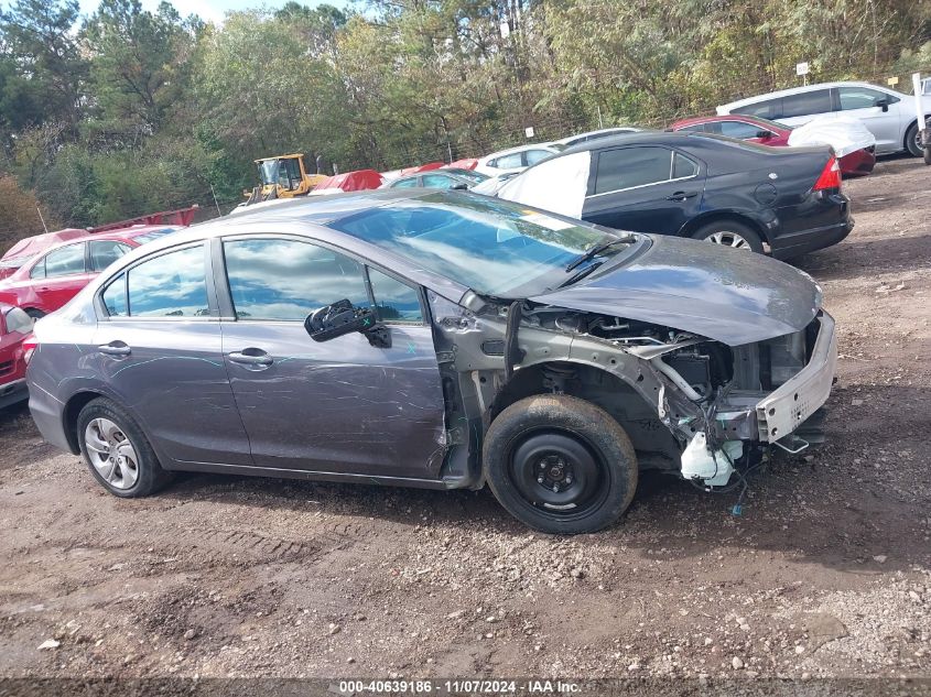 2015 Honda Civic Lx VIN: 19XFB2F55FE117141 Lot: 40639186