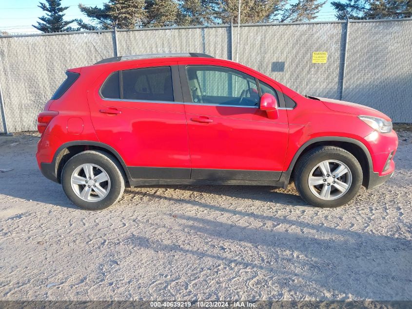 2017 Chevrolet Trax Lt VIN: 3GNCJLSB0HL180502 Lot: 40639219