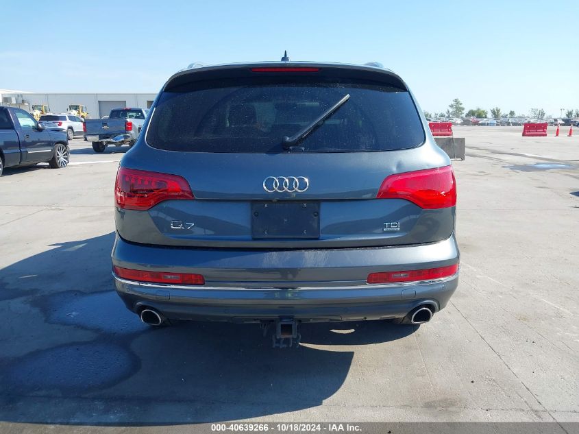 2015 Audi Q7 3.0 Tdi Premium VIN: WA1VMAFE3FD011296 Lot: 40639266