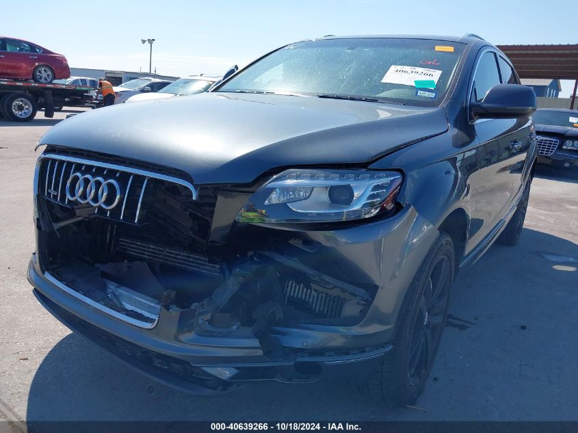 2015 Audi Q7 3.0 Tdi Premium VIN: WA1VMAFE3FD011296 Lot: 40639266