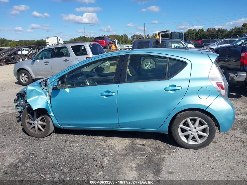 2012 Toyota Prius C Three VIN: JTDKDTB37C1009282 Lot: 40639269