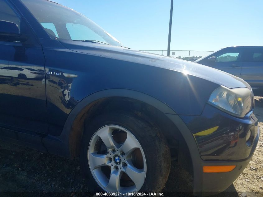 2008 BMW X3 3.0Si VIN: WBXPC93408WJ09790 Lot: 40639271