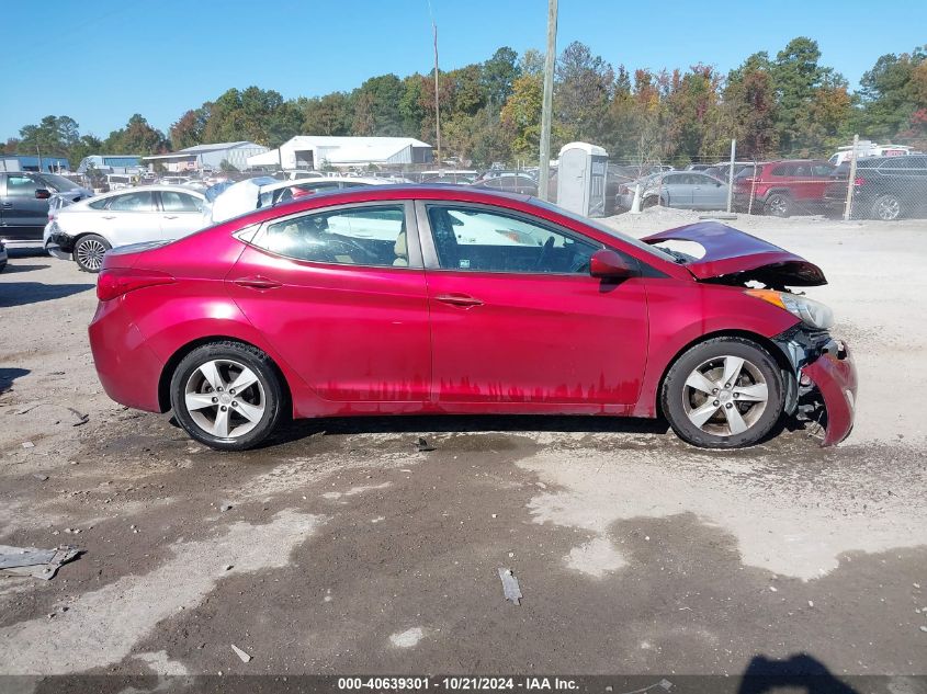 2013 Hyundai Elantra Gls VIN: 5NPDH4AE8DH281419 Lot: 40639301