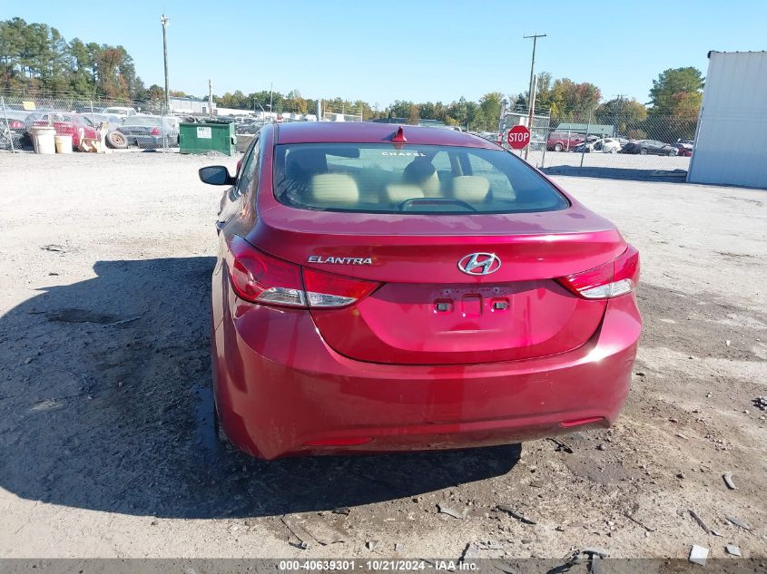 2013 Hyundai Elantra Gls VIN: 5NPDH4AE8DH281419 Lot: 40639301