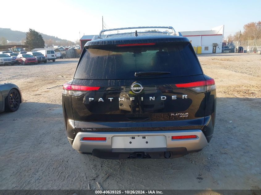 2022 Nissan Pathfinder Platinum 4Wd VIN: 5N1DR3DK6NC218126 Lot: 40639325