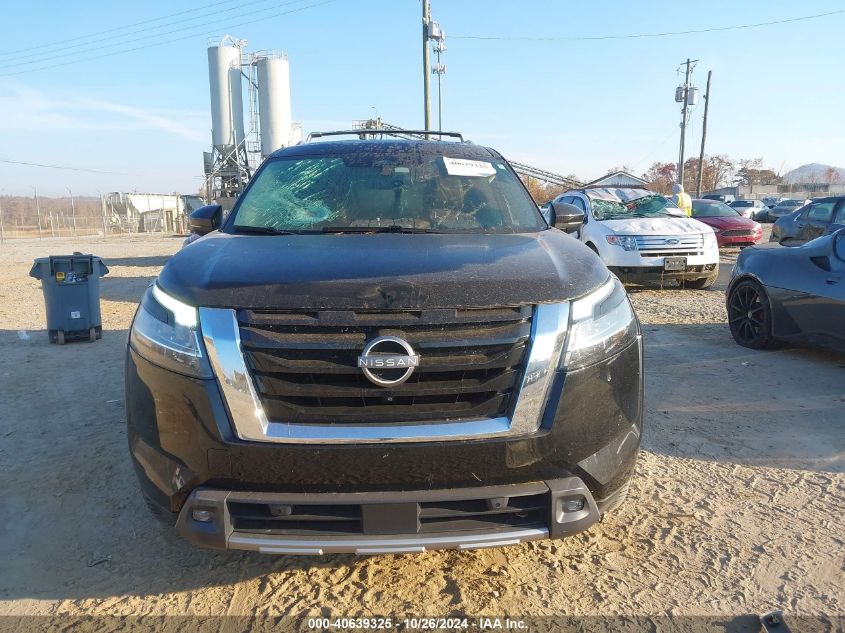 2022 Nissan Pathfinder Platinum 4Wd VIN: 5N1DR3DK6NC218126 Lot: 40639325