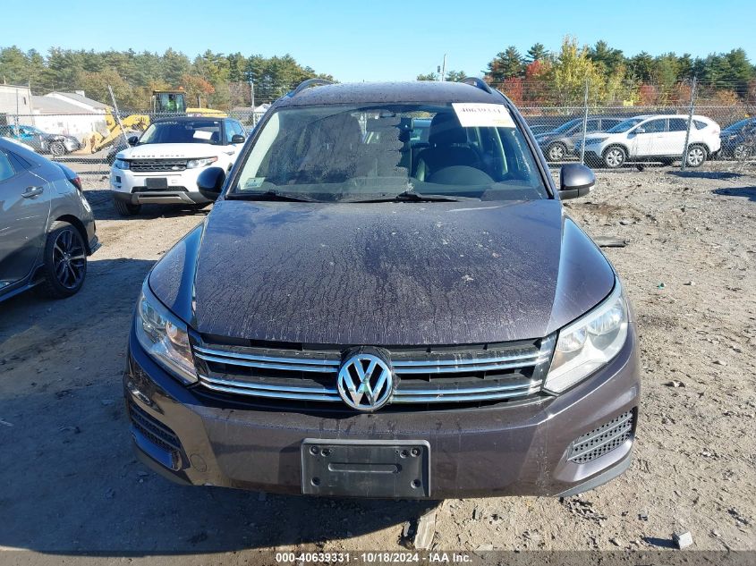 2016 Volkswagen Tiguan S VIN: WVGBV7AX0GW606058 Lot: 40639331