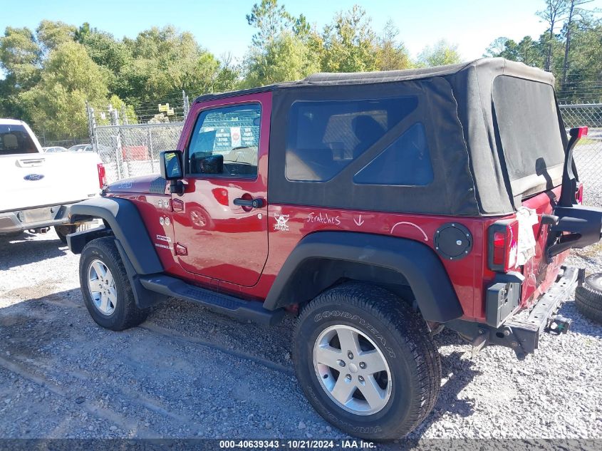 2012 Jeep Wrangler Sport VIN: 1C4AJWAG2CL129926 Lot: 40639343