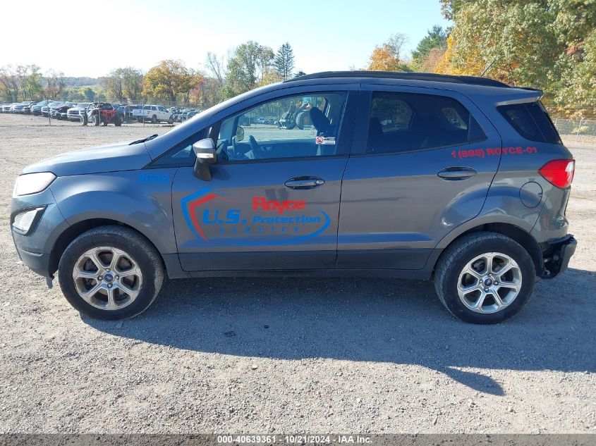 2020 Ford Ecosport Se VIN: MAJ6S3GL7LC376015 Lot: 40639361