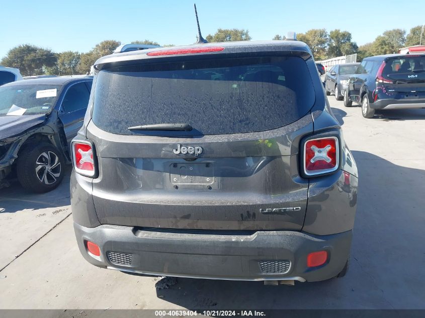 2016 Jeep Renegade Limited VIN: ZACCJADT8GPE35213 Lot: 40639404