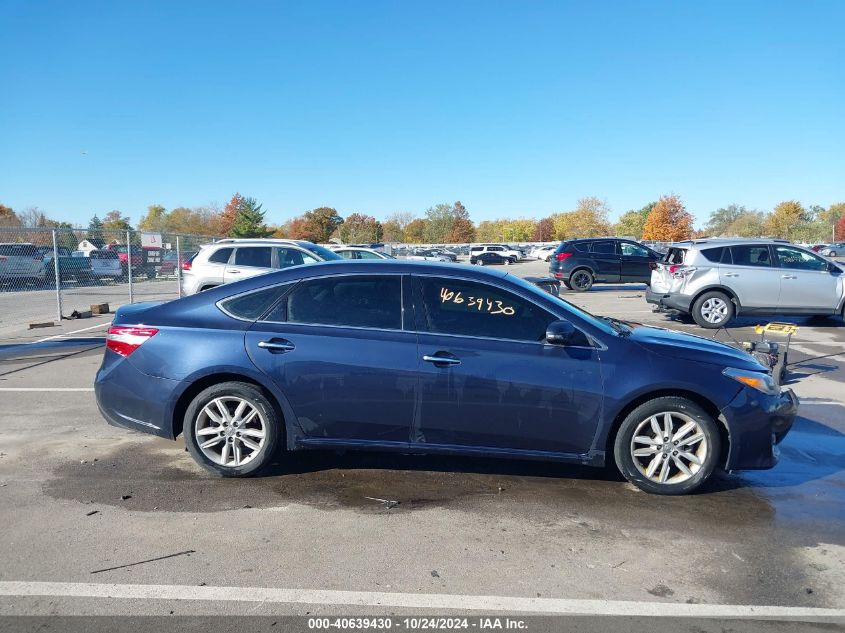 2014 Toyota Avalon Xle VIN: 4T1BK1EB4EU086718 Lot: 40639430