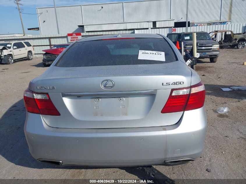 2007 Lexus Ls 460 VIN: JTHBL46F875044410 Lot: 40639439