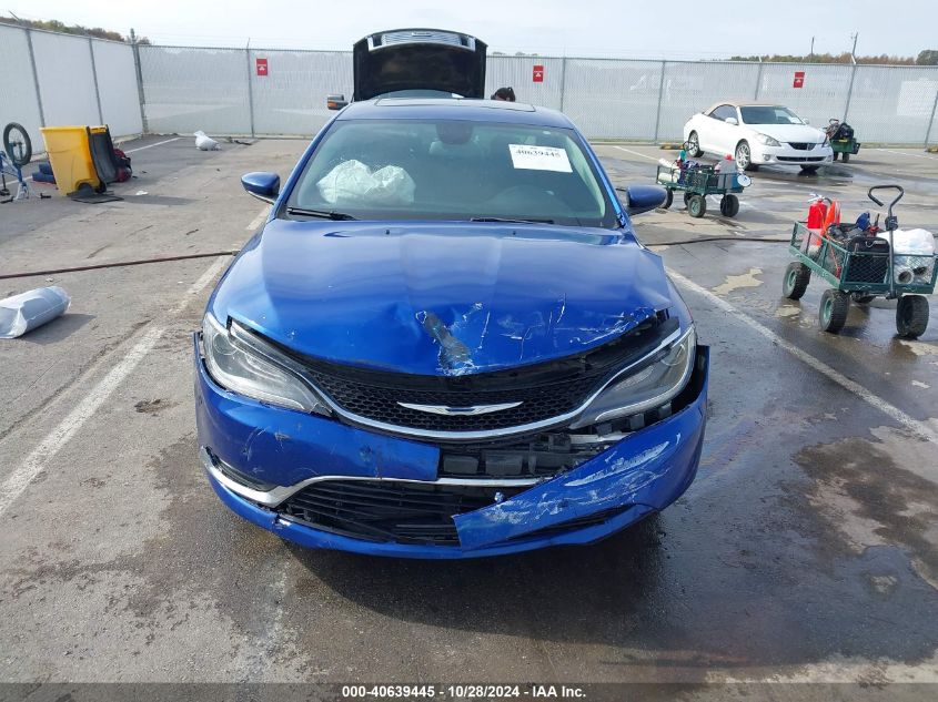 2015 Chrysler 200 Limited VIN: 1C3CCCABXFN588706 Lot: 40639445