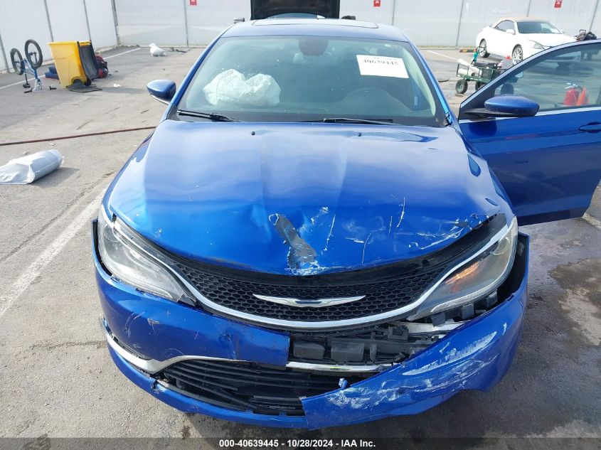 2015 Chrysler 200 Limited VIN: 1C3CCCABXFN588706 Lot: 40639445