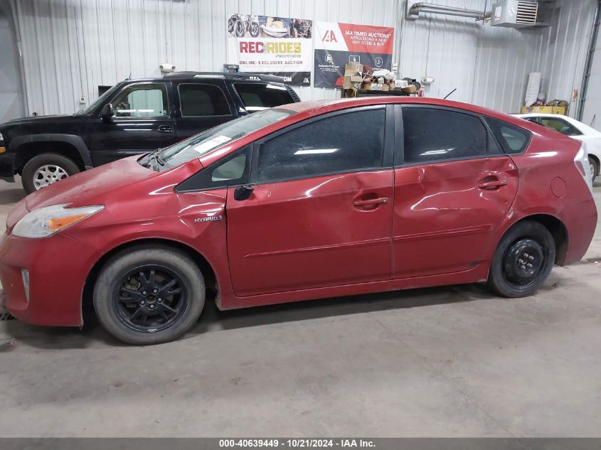 2013 Toyota Prius Four VIN: JTDKN3DU9D1634142 Lot: 40639449