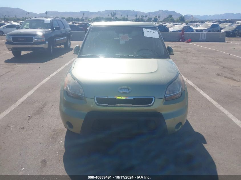 2010 Kia Soul + VIN: KNDJT2A26A7108851 Lot: 40639491