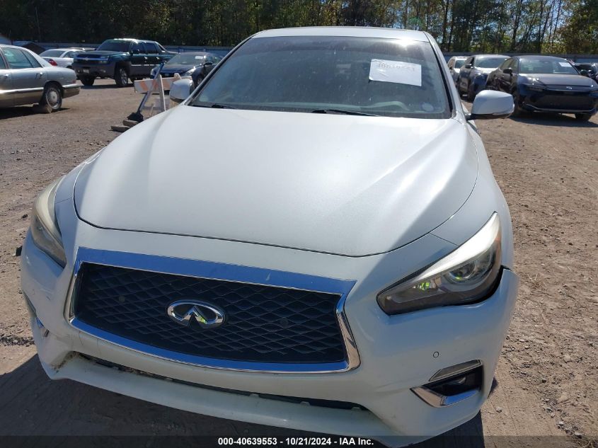 2018 Infiniti Q50 3.0T Luxe VIN: JN1EV7AP9JM360182 Lot: 40639553